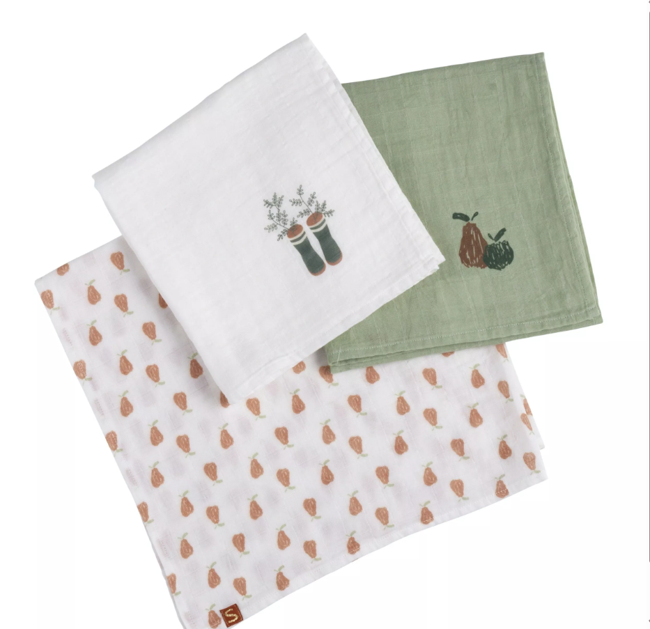 Lot de 3 langes | Botanica