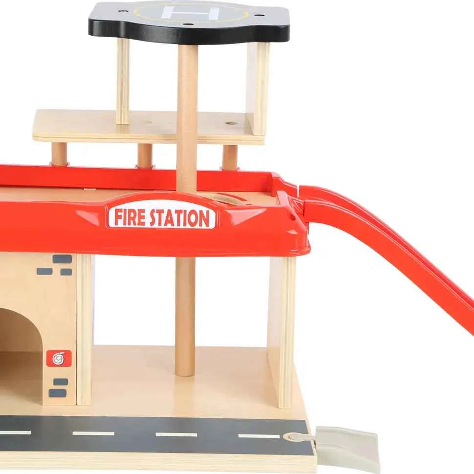 Caserne de pompiers et ses accessoires