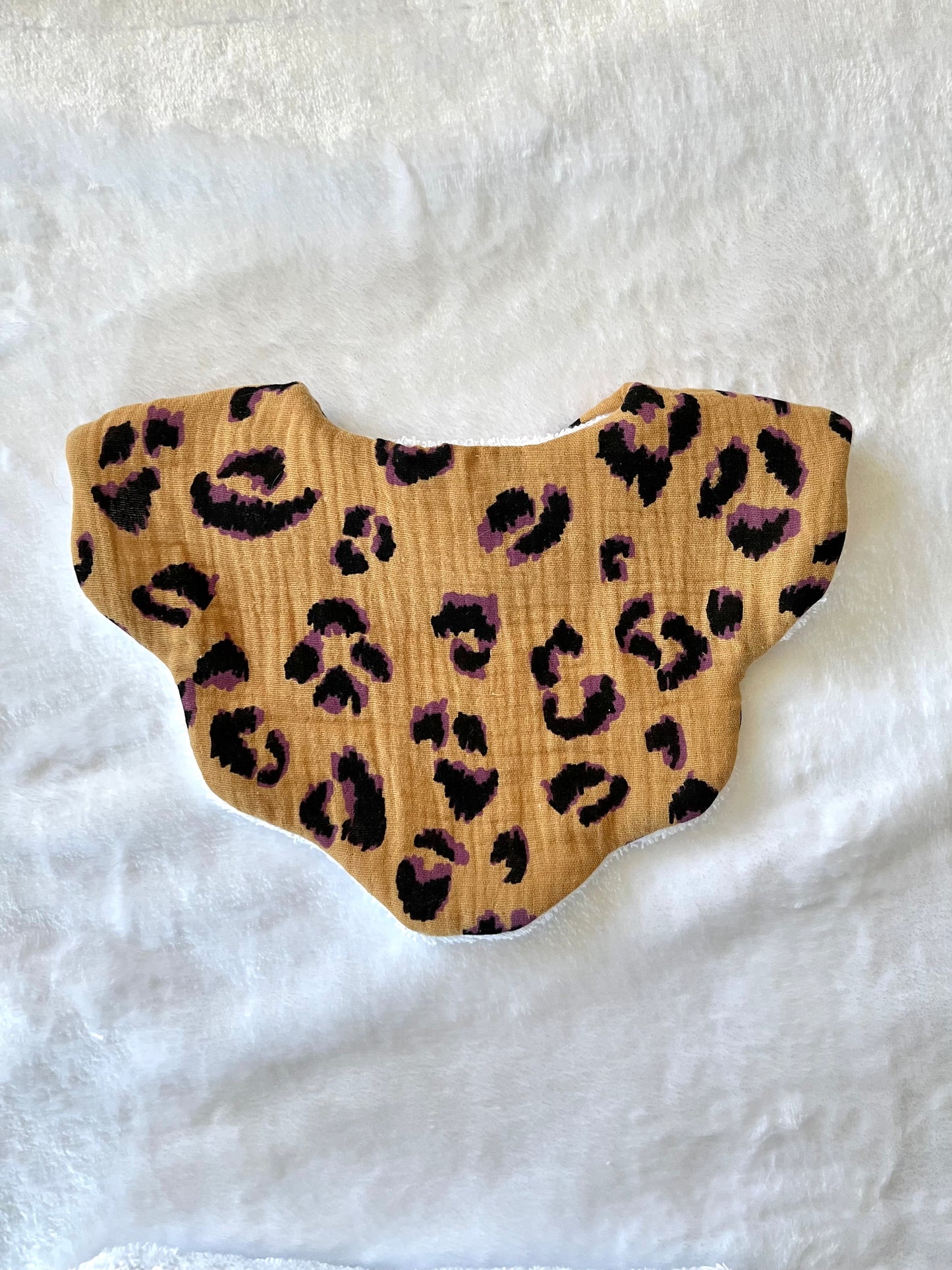 Bavoir pétales - fait main