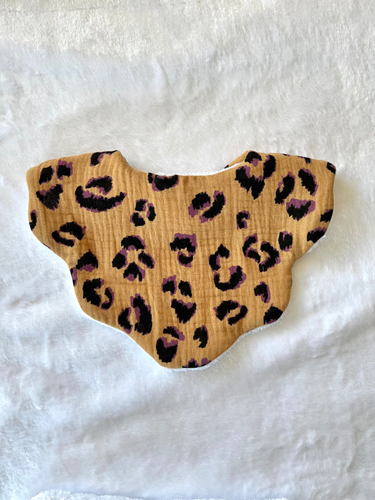 Bavoir pétales - fait main