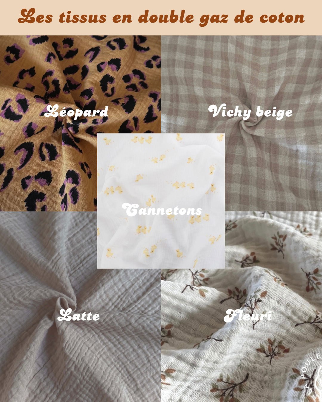 Bavoir pétales - fait main