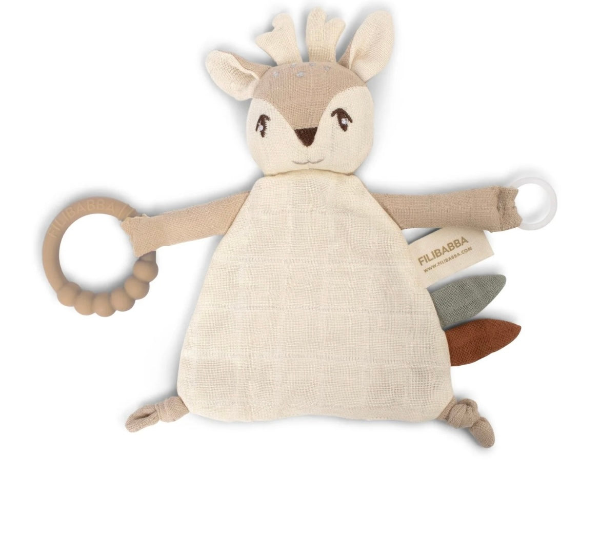 Doudou avec anneau de dentition