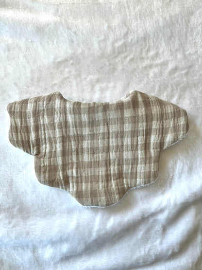 Bavoir pétales - fait main