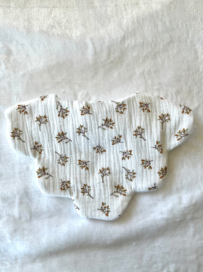 Bavoir pétales - fait main