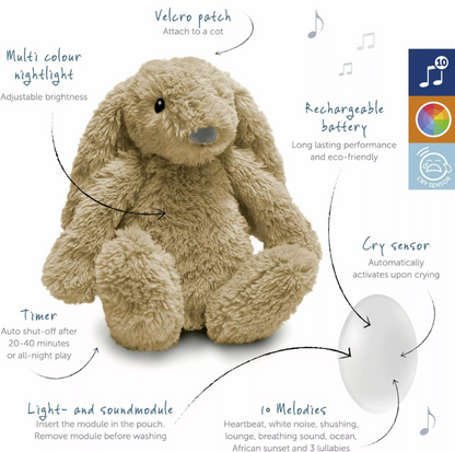 Ro le lapin | veilleuse bruits blancs