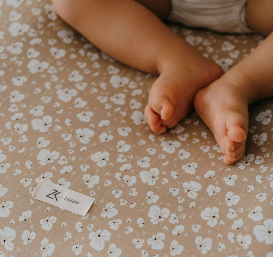 Housse matelas à langer - motif Indian Summer