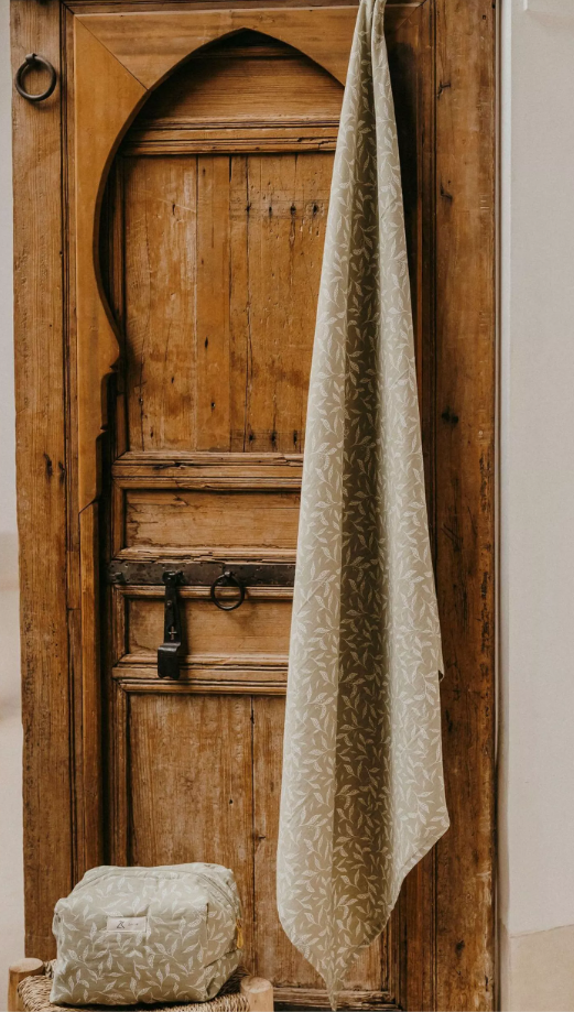 Maxi lange - motif leaves