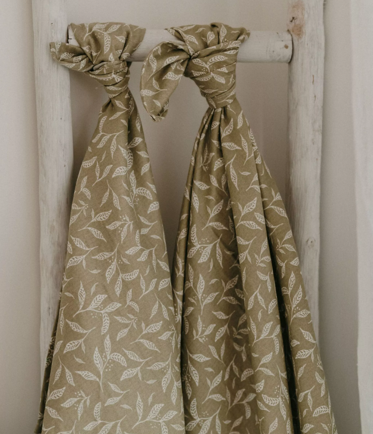 Maxi lange - motif leaves