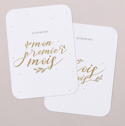 Cartes étapes Ma première année | Lou