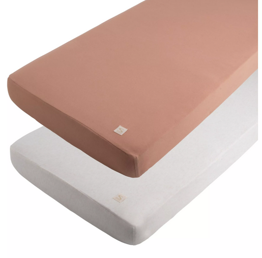 Lot de 2 draps housse