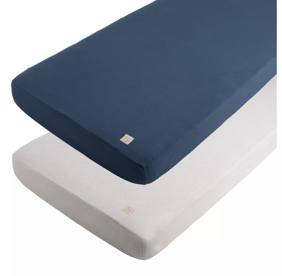 Lot de 2 draps housse