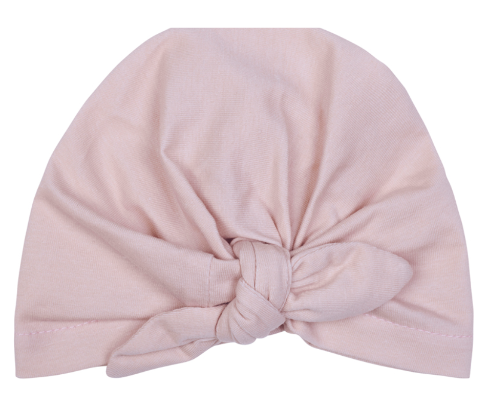 Bonnet de naissance noué | nude