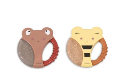 Lot de 2 anneaux de dentition rafraichissants