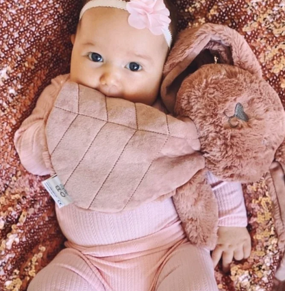 Doudou peluche lapin | caramel