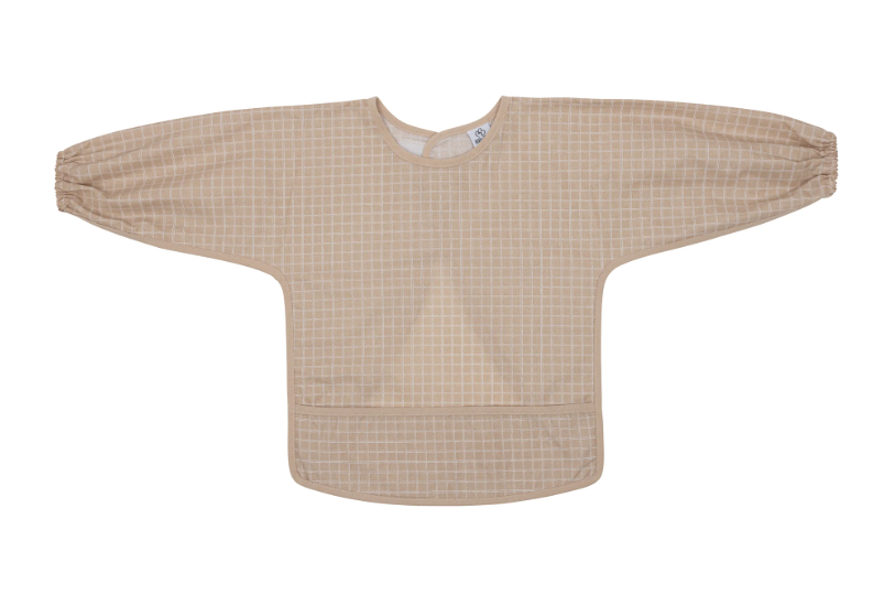 bavoir tablier à carreaux nude