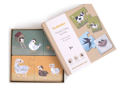 puzzle maman et ses bébés