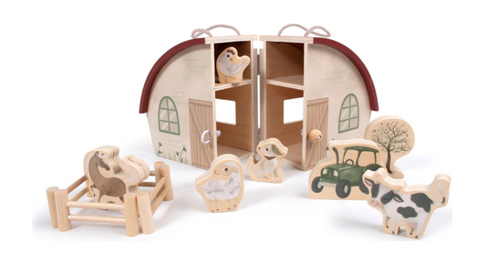 Ma ferme en bois et ses animaux