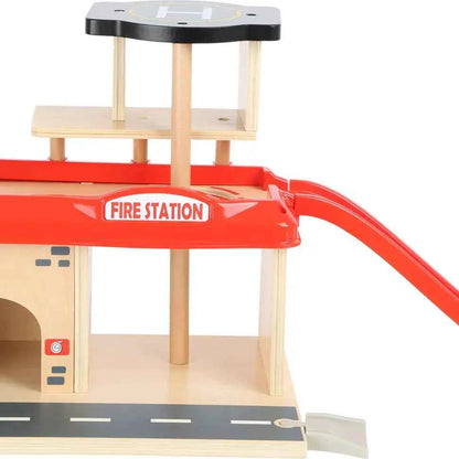 Caserne de pompiers et ses accessoires