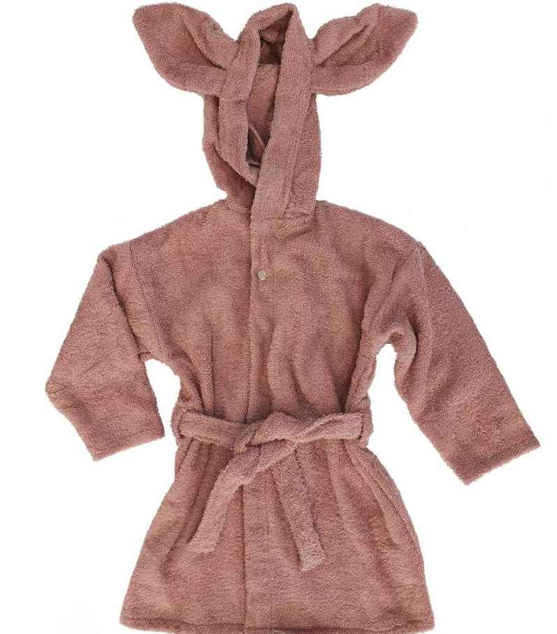 Peignoir bio lapin