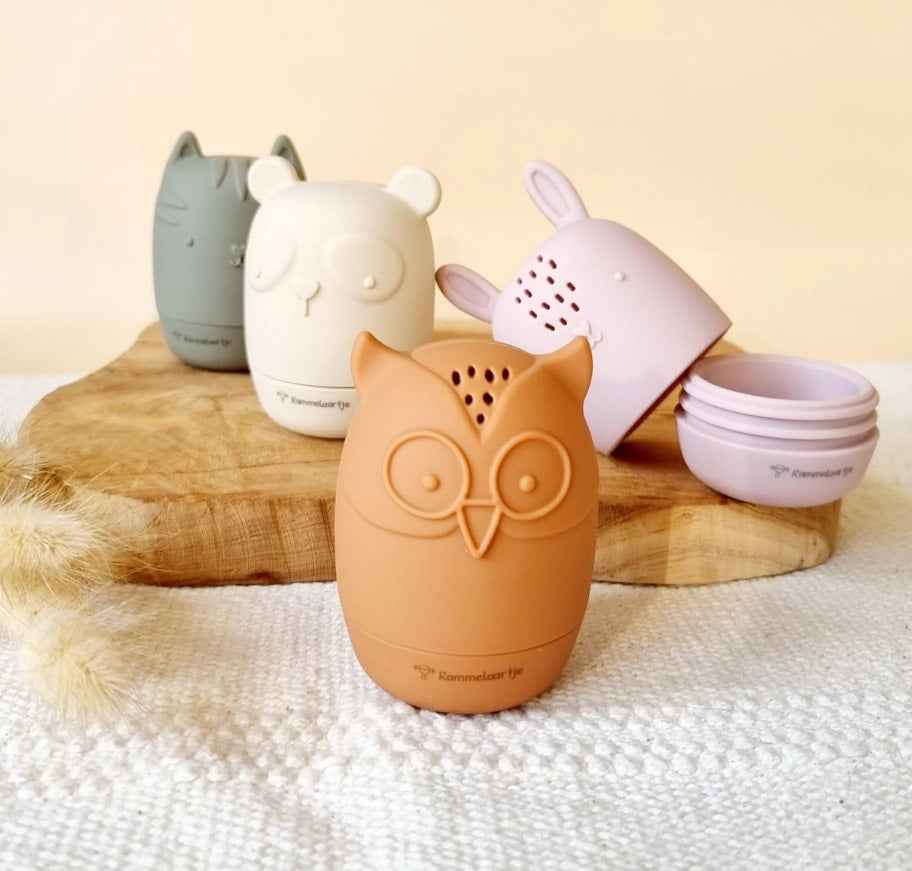 Lot de 4 jouets de bain en silicone