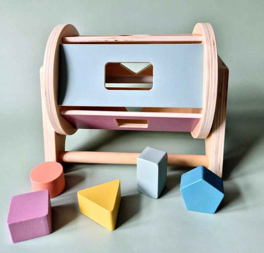 Jeu trieur de forme Montessori en bois