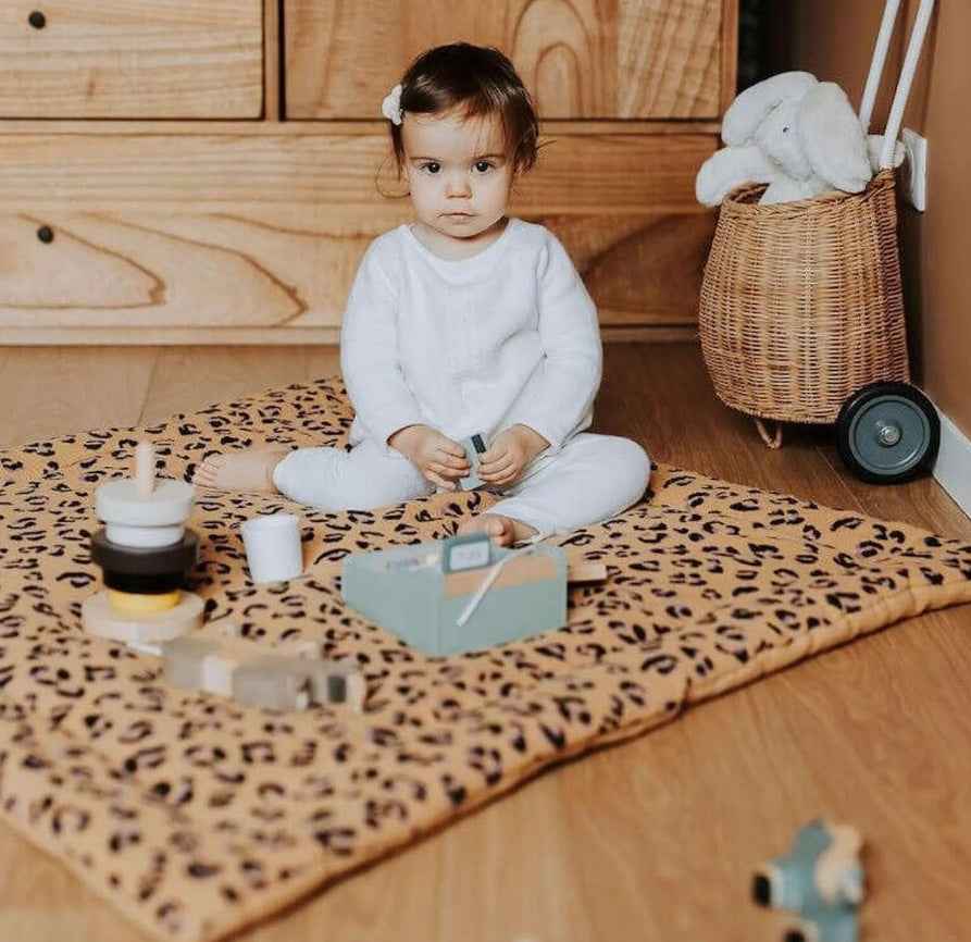 Tapis de jeux léopard