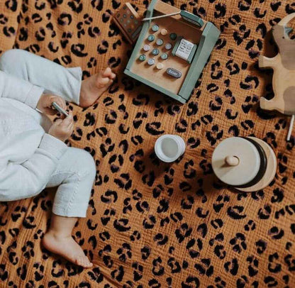 Tapis de jeux léopard