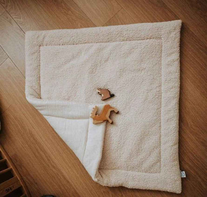 Tapis de jeux moumoute écru